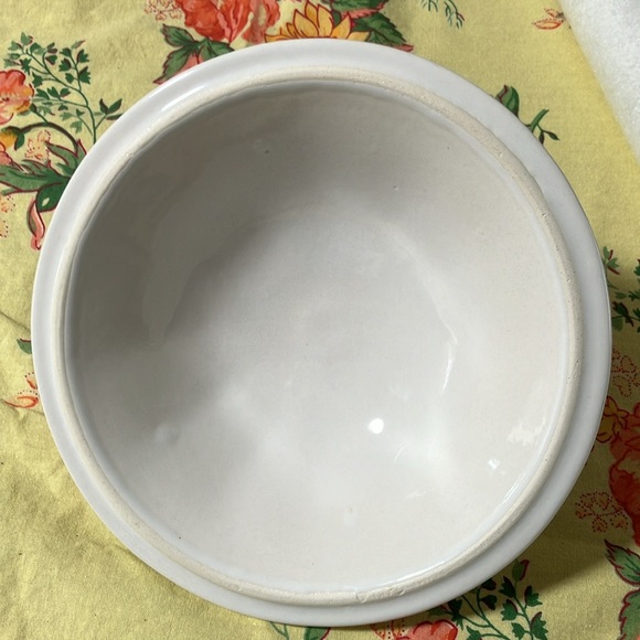 VNTG Pfaltzgraff  HERITAGE  white lid  8.5" (FOR 2 QT CASSEROLE DISH) 1970'S - Picture 3 of 6